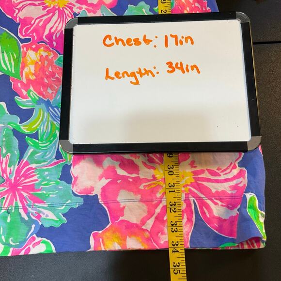 Lilly Pulitzer Colorful Marlowe Dress Beckon Blue Jungle Utopia Size S - Picture 6 of 6